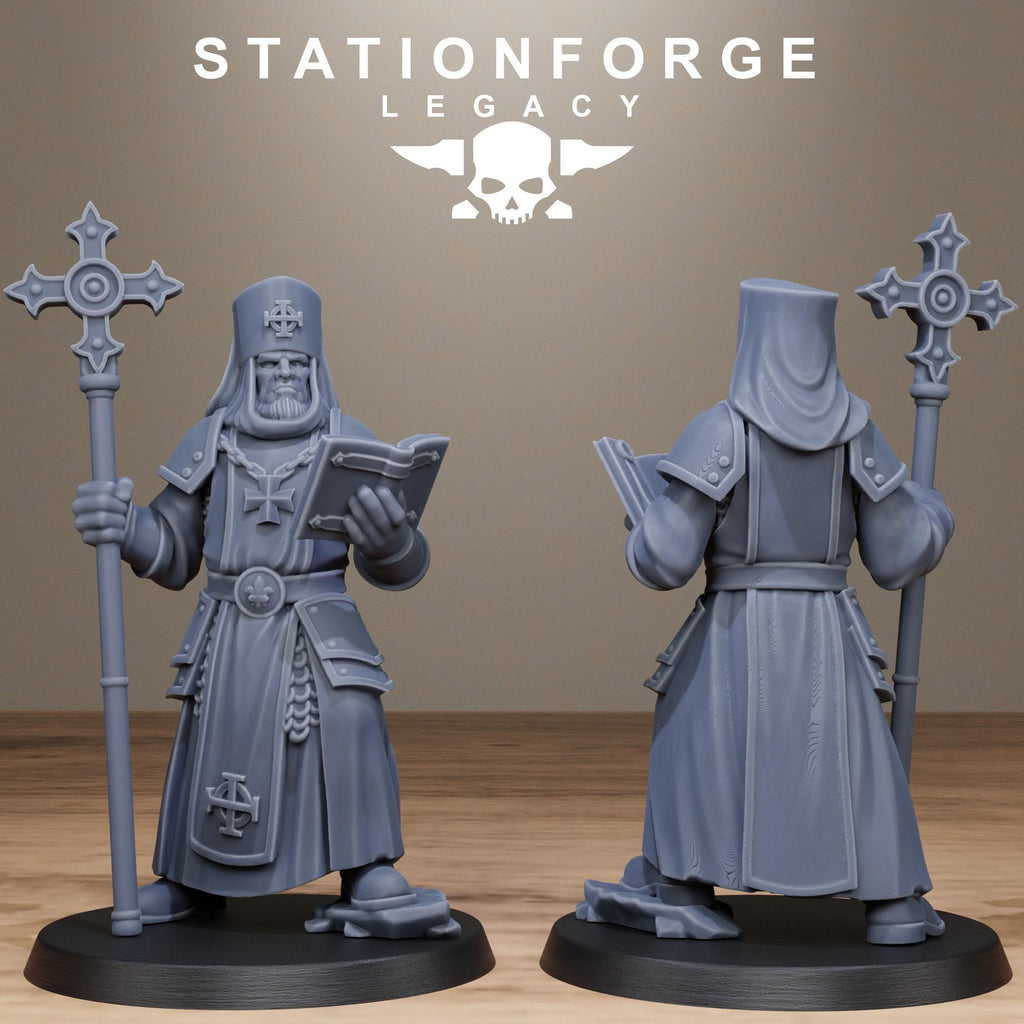 Thorncrest Priests from StationForgeLegacy/8 Miniatures +Gratis Bases