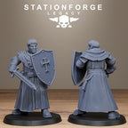 Thorncrest Priests from StationForgeLegacy/8 Miniatures +Gratis Bases