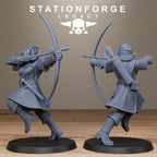 Thorncrest Hunters Sisters from StationForgeLegacy/10 Miniatures +Gratis Bases