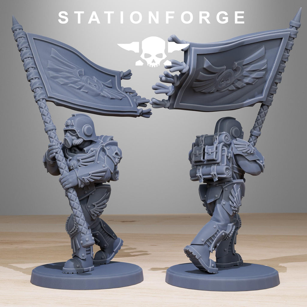 GrimGuard Elites from StationForge/12 Miniatures +Gratis Bases