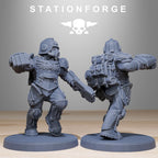 GrimGuard Elites from StationForge/12 Miniatures +Gratis Bases