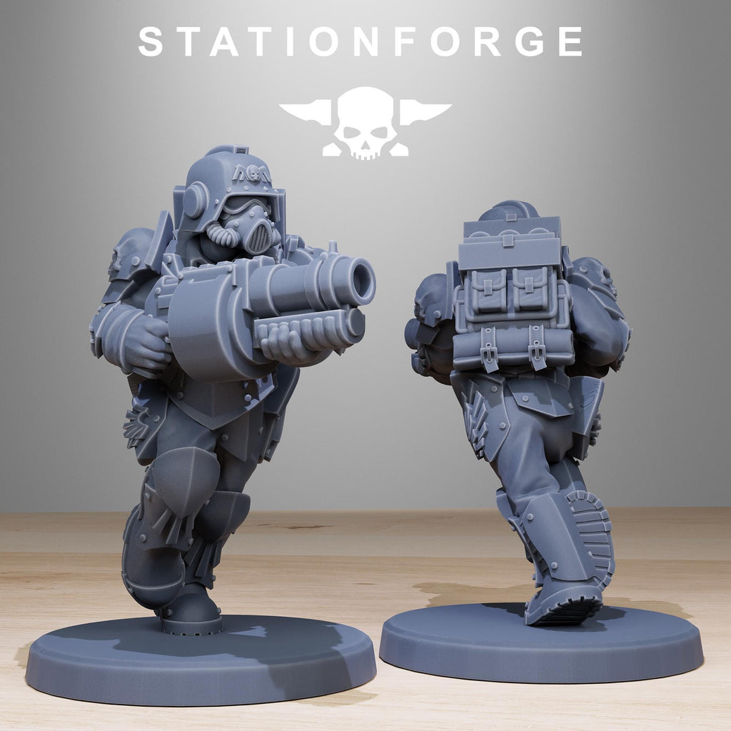 GrimGuard Elites from StationForge/12 Miniatures +Gratis Bases