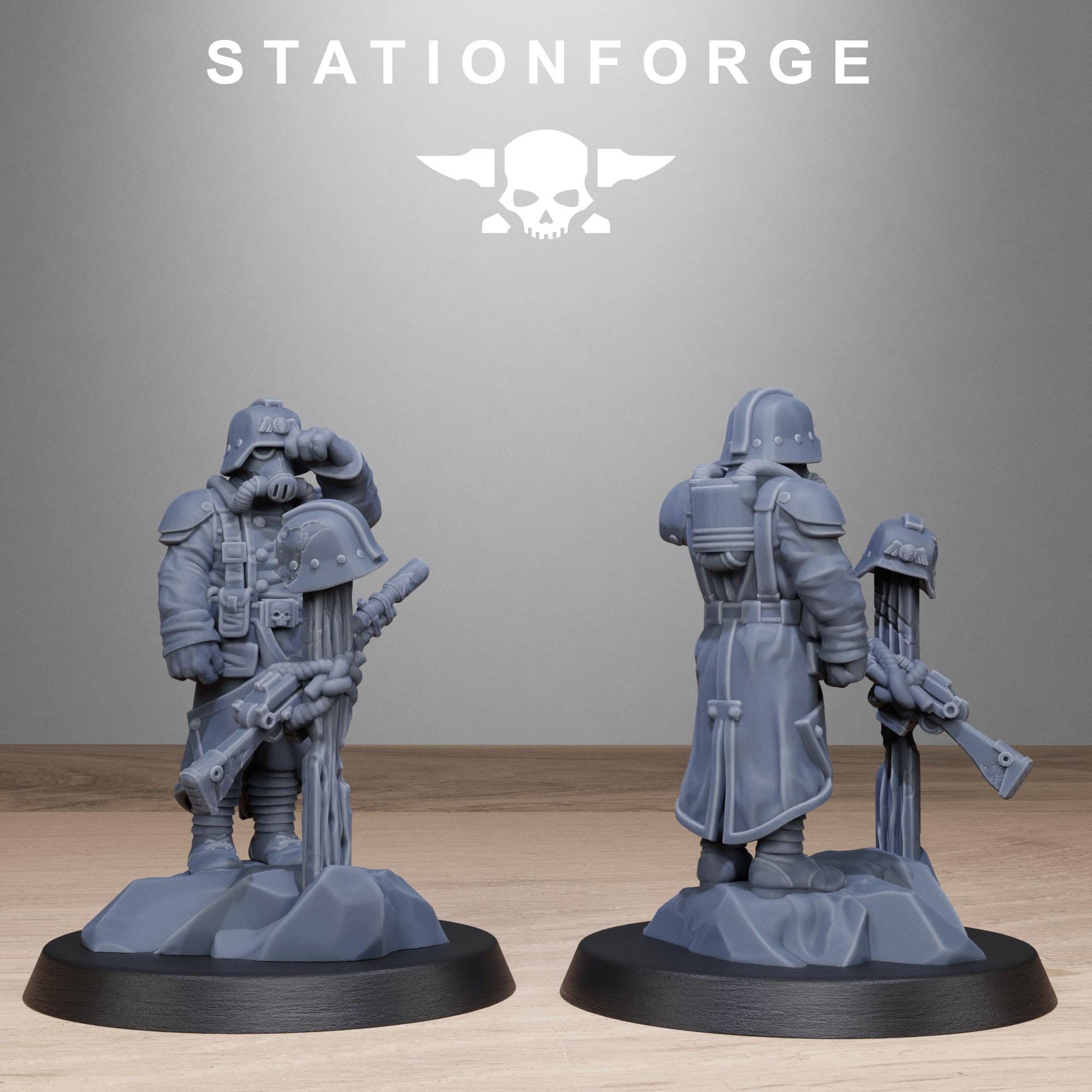 GrimGuard Objective Markers from StationForge/10 Miniatures +Gratis Bases