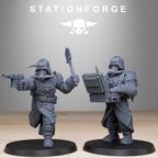 GrimGuard Bombardiers from StationForge/11 Miniatures +Gratis Bases