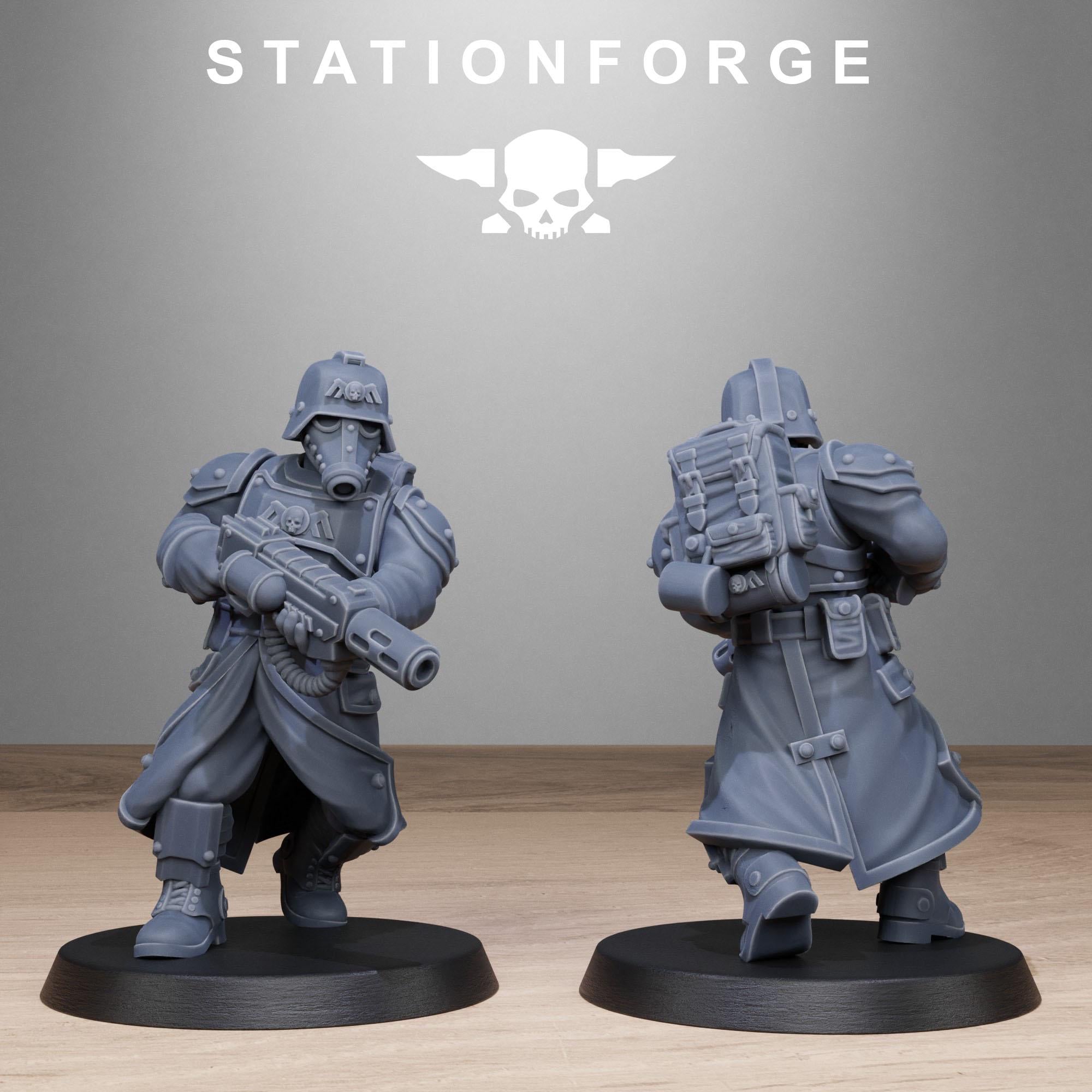 GrimGuard Vigils from StationForge/10 Miniatures +Gratis Bases