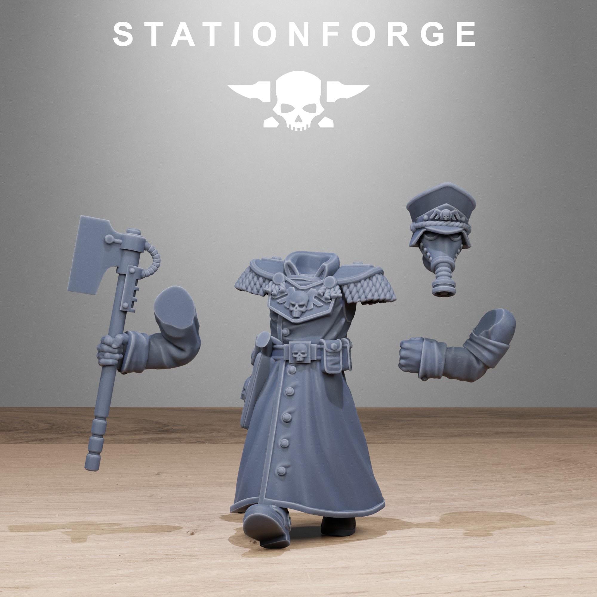 GrimGuard Vigils from StationForge/10 Miniatures +Gratis Bases