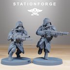 GrimGuard Acolytes  from StationForge/10 Miniatures +Gratis Bases