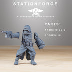 GrimGuard Acolytes  from StationForge/10 Miniatures +Gratis Bases