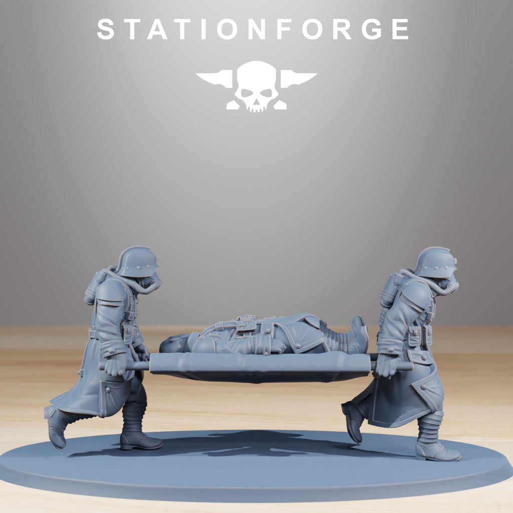 GrimGuard Casualties from StationForge/11 Miniatures +Gratis Bases