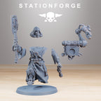 Scavenger Commander  from StationForge/ Miniature +Gratis Base