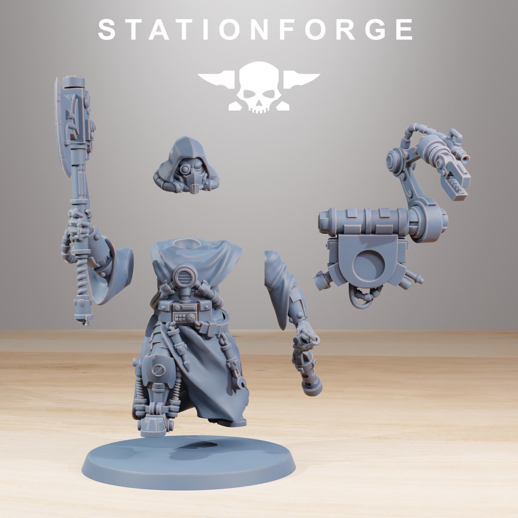 Scavenger Commander  from StationForge/ Miniature +Gratis Base