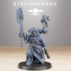 Scavenger Commander  from StationForge/ Miniature +Gratis Base