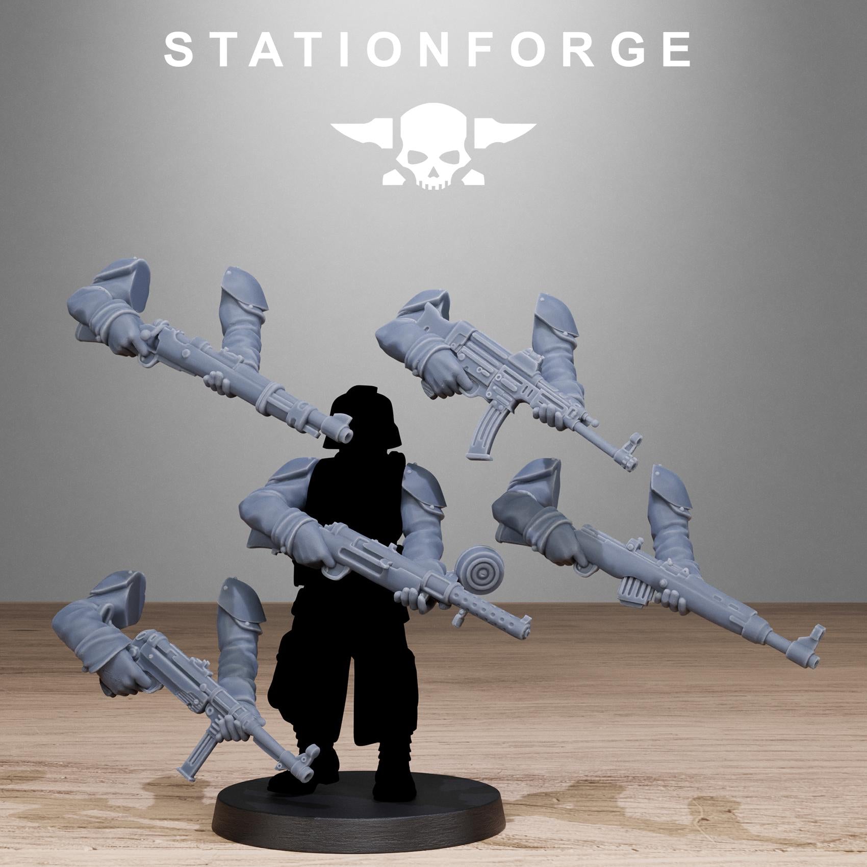 GrimGuard German Weapons Pack from StationForge/whole set- 160 weapon bits
