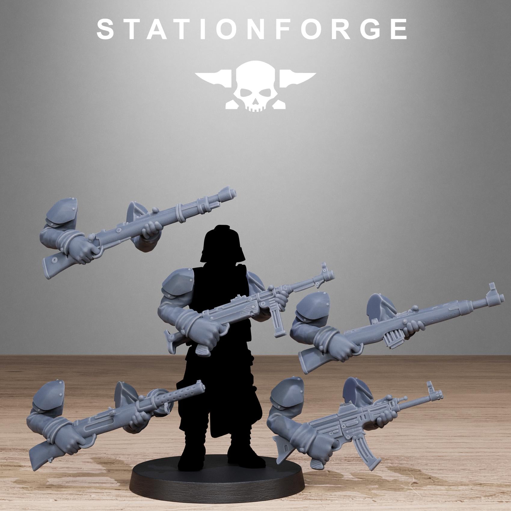 GrimGuard German Weapons Pack from StationForge/whole set- 160 weapon bits