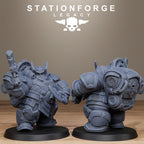 Ironvale Bulkguards from StationForgeLegacy/10 Miniatures +Gratis Bases