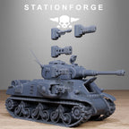 FreeGuard Battle Tank from StationForge/full set +Gratis Base