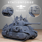 FreeGuard Battle Tank from StationForge/full set +Gratis Base