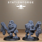 Bobkin Gobs  from StationForgeLegacy/10 Miniatures +Gratis Bases