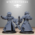 Tarion Priests from StationForge/10 Miniatures +Gratis Bases