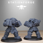 Orkaz Smasherz from StationForge/8 Miniatures +Gratis Bases