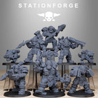 Orkaz Smasherz from StationForge/8 Miniatures +Gratis Bases