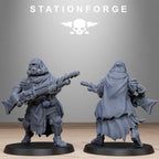 Scavenger Tech Magicians from StationForge/10 Miniatures +Gratis Bases