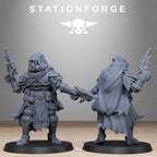 Scavenger Tech Magicians from StationForge/10 Miniatures +Gratis Bases