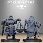 Scavenger Tech Magicians from StationForge/10 Miniatures +Gratis Bases