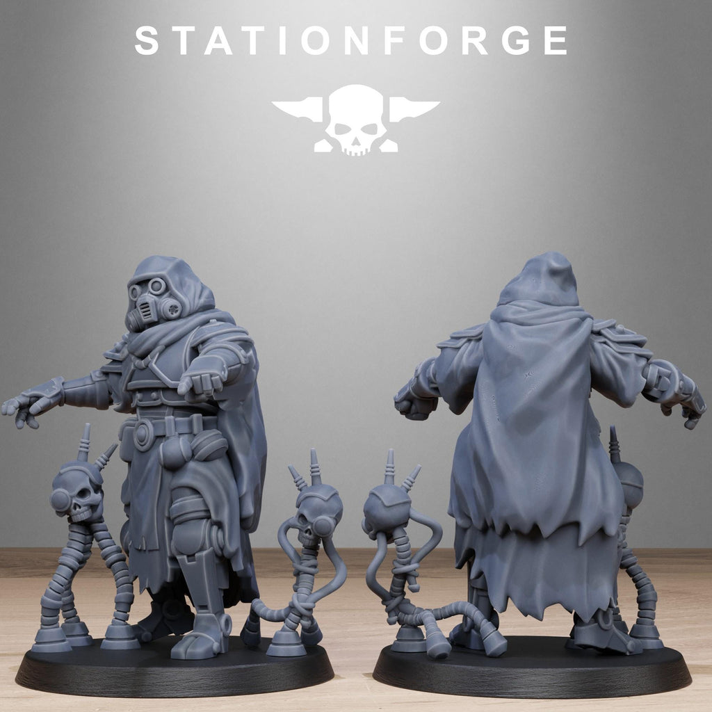 Scavenger Tech Magicians from StationForge/10 Miniatures +Gratis Bases
