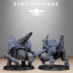 Xenarid Karnyxes from StationForge/10 Miniatures +Gratis Bases