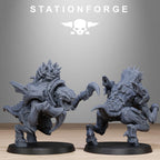 Xenarid Karnyxes from StationForge/10 Miniatures +Gratis Bases