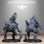 Xenarid Karnyxes from StationForge/10 Miniatures +Gratis Bases