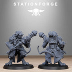 Corrupted Guard Raticus from StationForge/10 Miniatures +Gratis Bases