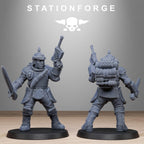 RoyalGuard Bastioners from StationForge/10 Miniatures +Gratis Bases