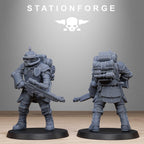 RoyalGuard Bastioners from StationForge/10 Miniatures +Gratis Bases