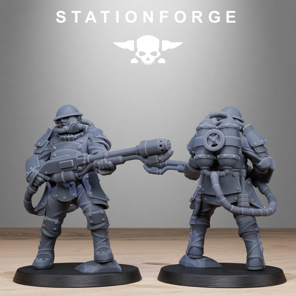 RoyalGuard Bastioners from StationForge/10 Miniatures +Gratis Bases