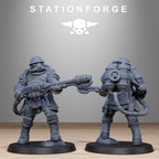 RoyalGuard Bastioners from StationForge/10 Miniatures +Gratis Bases