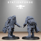 RoyalGuard Bastioners from StationForge/10 Miniatures +Gratis Bases