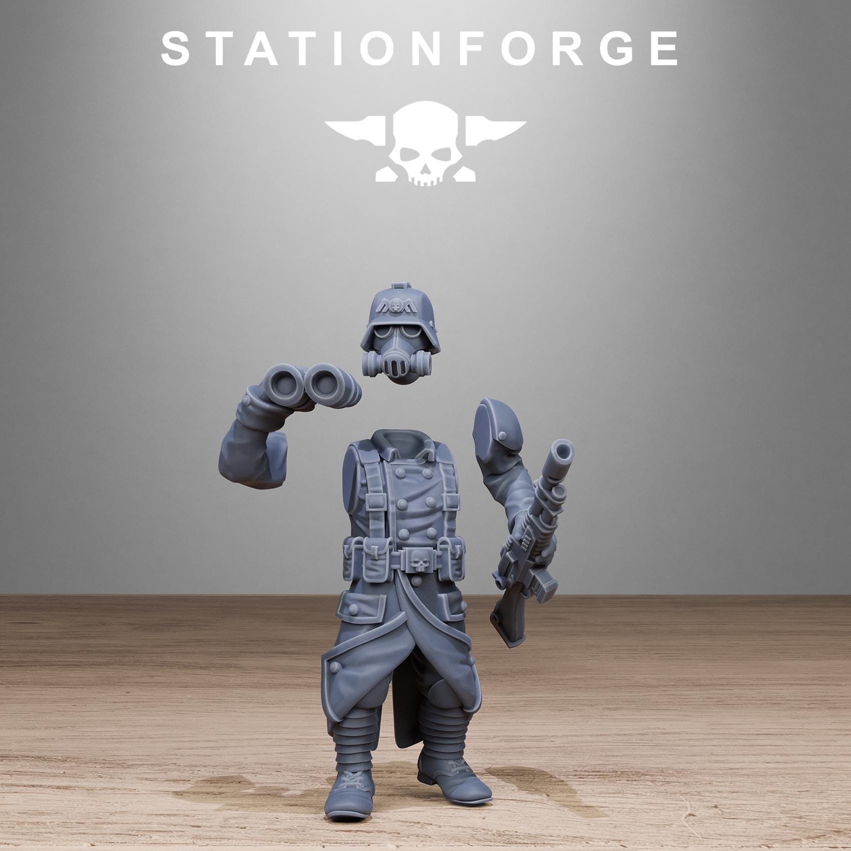 GrimGuard Battle Weapons 2.0 from StationForge/full set, Wargame Miniatures +Gratis Bases