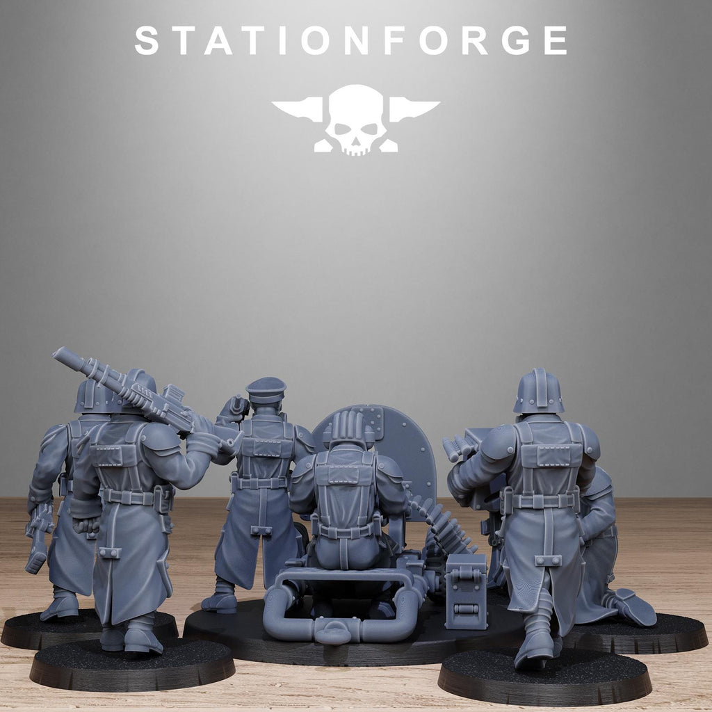 GrimGuard Battle Weapons 2.0 from StationForge/full set, Wargame Miniatures +Gratis Bases
