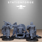 GrimGuard Battle Weapons 2.0 from StationForge/full set, Wargame Miniatures +Gratis Bases