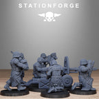 GrimGuard Battle Weapons 2.0 from StationForge/full set, Wargame Miniatures +Gratis Bases