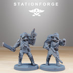 Grimguard Ironclads from StationForge/10 Wargame Miniatures +Gratis Bases