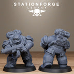 Ironvale Heavies from StationForgeLegacy/10 Miniatures +Gratis Bases