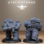 Ironvale Heavies from StationForgeLegacy/10 Miniatures +Gratis Bases