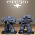 Ironvale Heavies from StationForgeLegacy/10 Miniatures +Gratis Bases