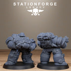 Ironvale Heavies from StationForgeLegacy/10 Miniatures +Gratis Bases