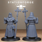 Thorncrest Priests from StationForgeLegacy/8 Miniatures +Gratis Bases