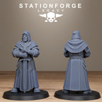 Thorncrest Priests from StationForgeLegacy/8 Miniatures +Gratis Bases