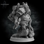 Dwarven Dragon Hunter from Stormborn Collectibles, Wargame Miniature+ Gratis Base